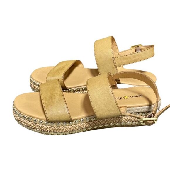 Seven Dials Bernice Espadrille Flatform Sandal Size 6.5 - Picture 1 of 9